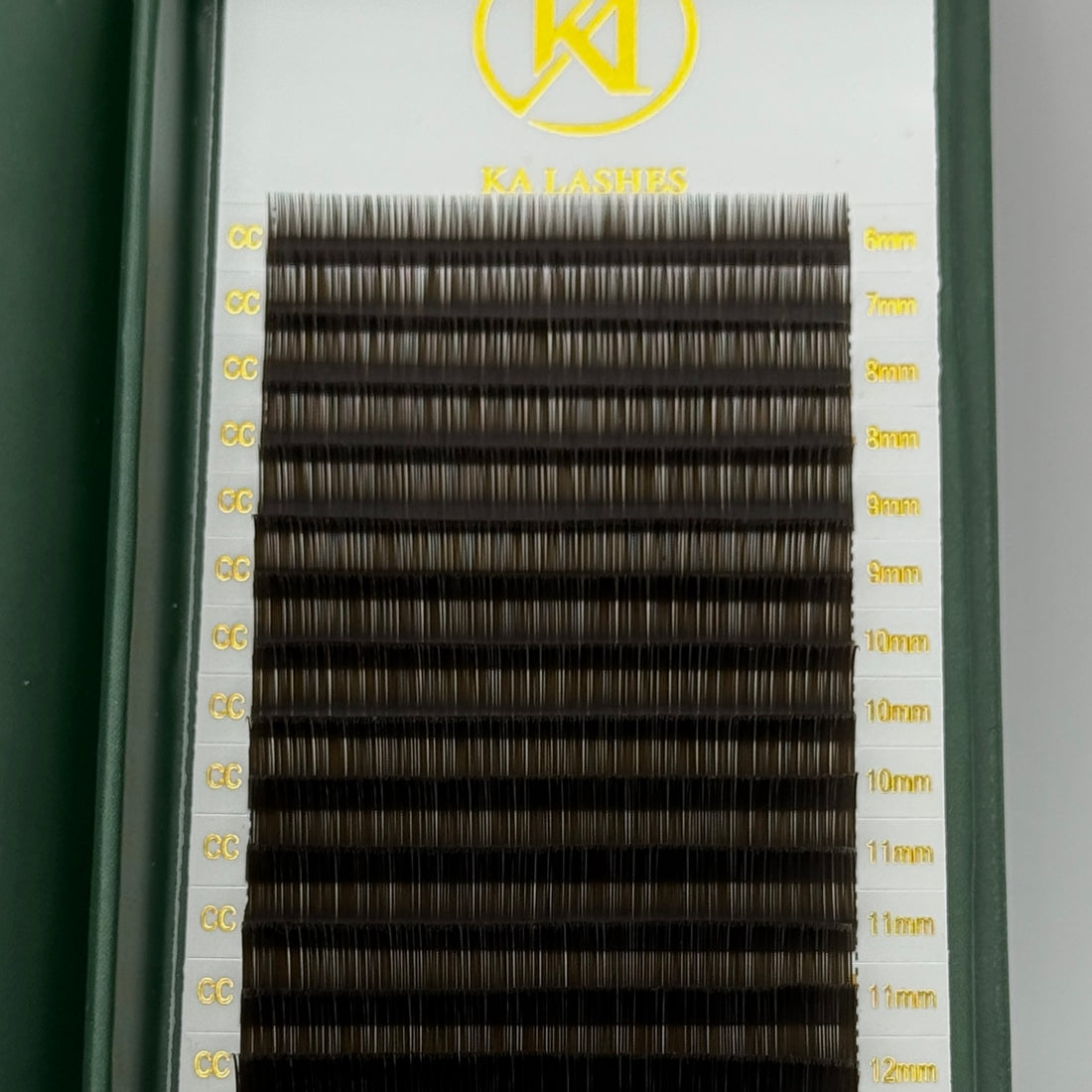 Sortbrune Flat Lashes 0,20